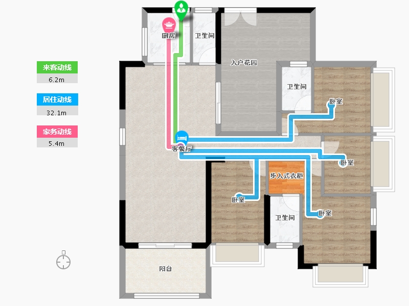 广东省-佛山市-君怡金海岸-112.00-户型库-动静线