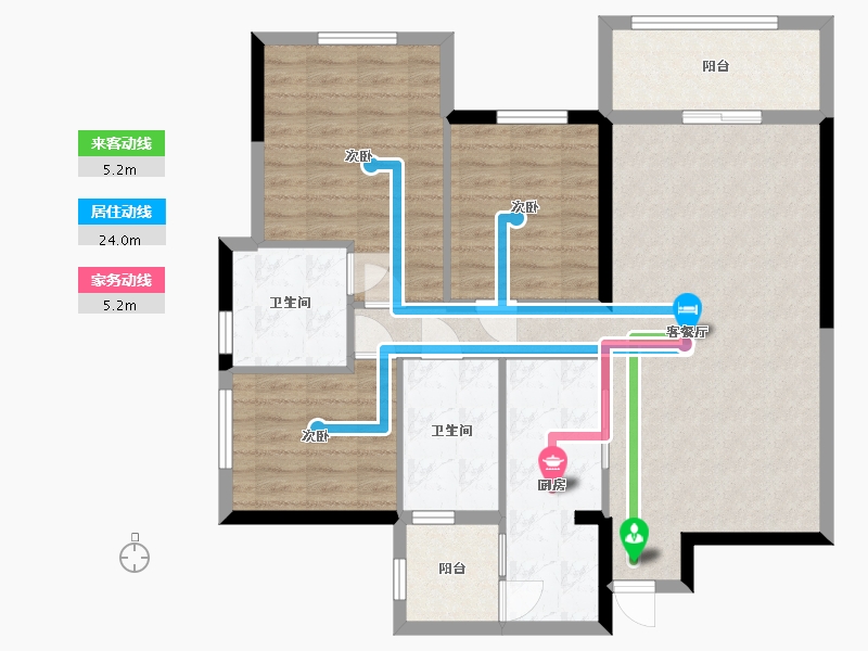 贵州省-贵阳市-四季贵州-98.48-户型库-动静线