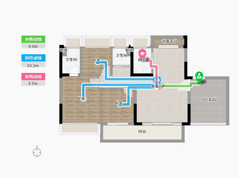 广东省-韶关市-碧桂园新城之光-93.94-户型库-动静线