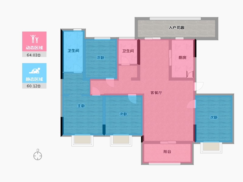 安徽省-阜阳市-京师国府-120.00-户型库-动静分区