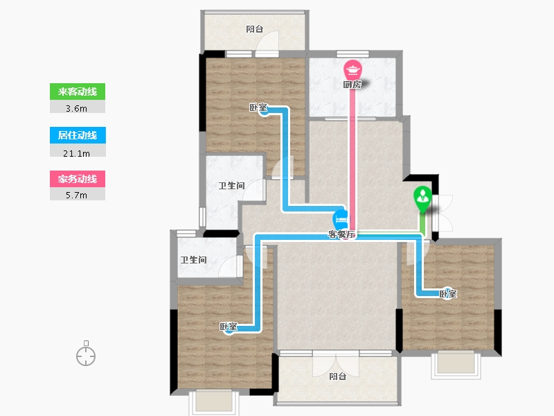 河南省-信阳市-紫气东来小区-114.35-户型库-动静线