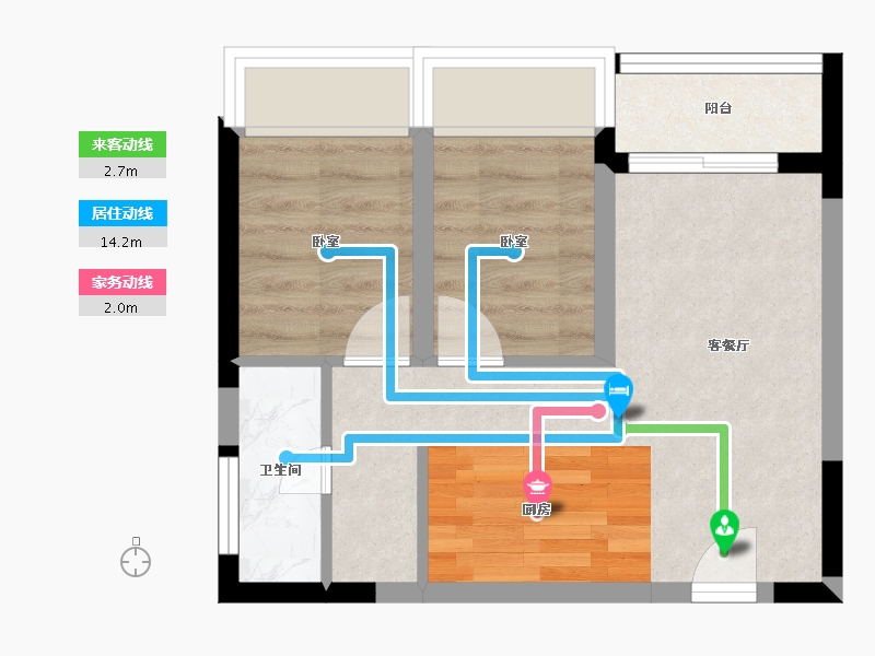 广东省-深圳市-会展湾水岸-37.95-户型库-动静线