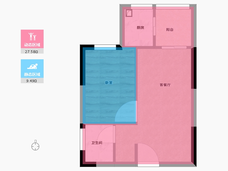 广东省-东莞市-卓越蔚蓝岸-33.00-户型库-动静分区