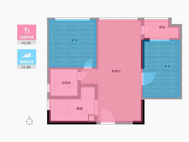 广东省-深圳市-启迪协信科技园-56.00-户型库-动静分区