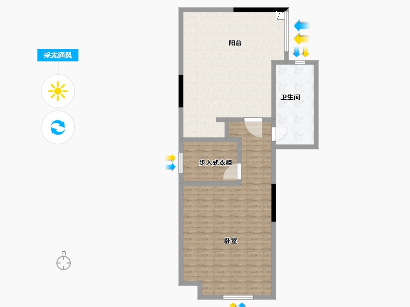 湖南省-衡阳市-融冠蜜城-98.00-户型库-采光通风