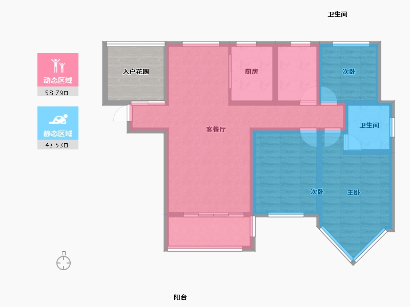 山东省-济宁市-海情康城-98.00-户型库-动静分区