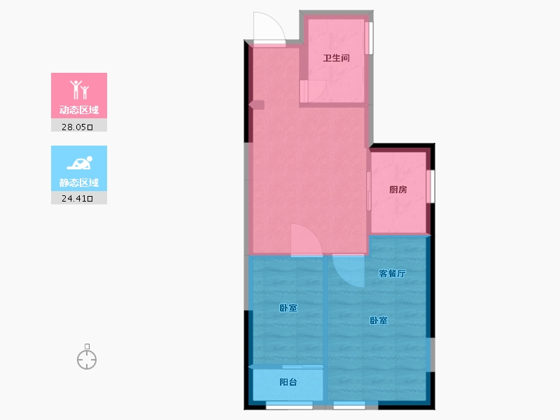 浙江省-嘉兴市-万城明珠-47.00-户型库-动静分区