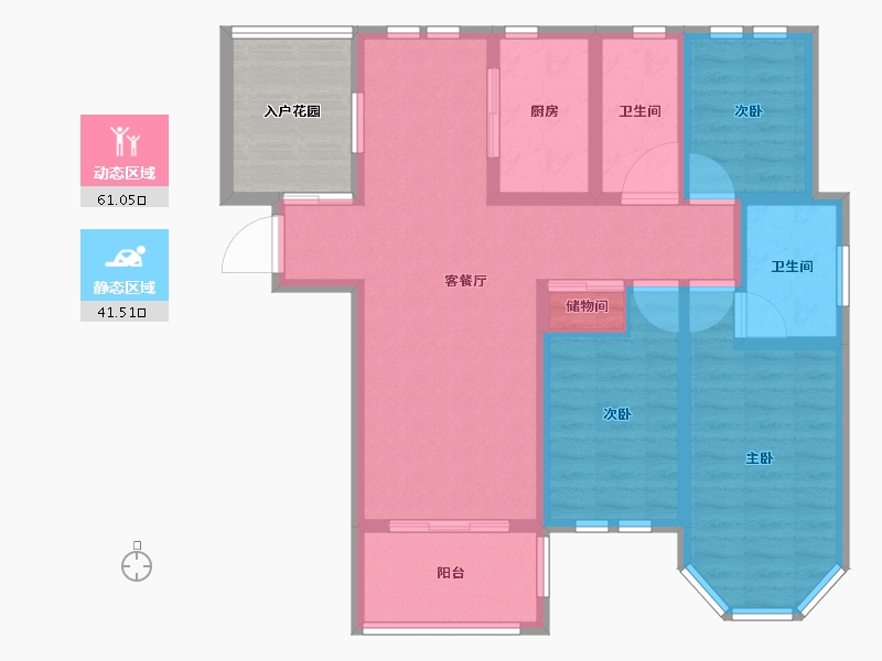 山东省-济宁市-海情康城-98.00-户型库-动静分区