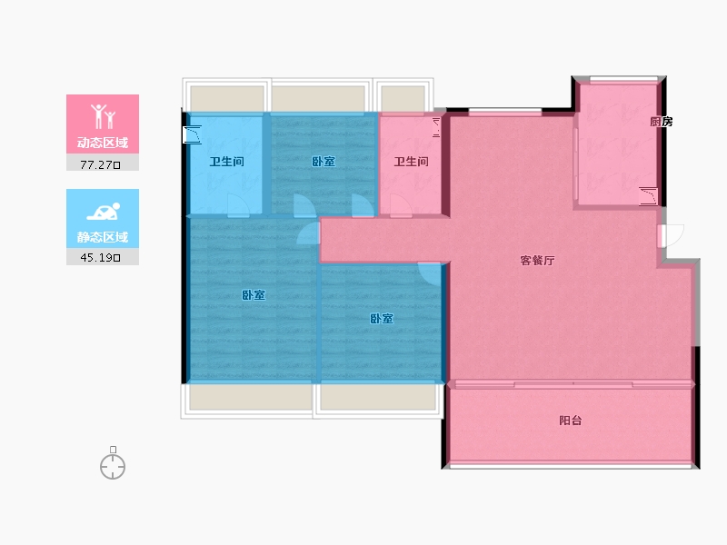 广东省-深圳市-越秀•和樾府-112.00-户型库-动静分区