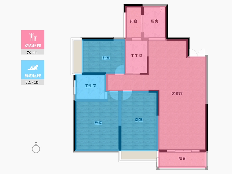 湖南省-娄底市-湾田家园-110.12-户型库-动静分区