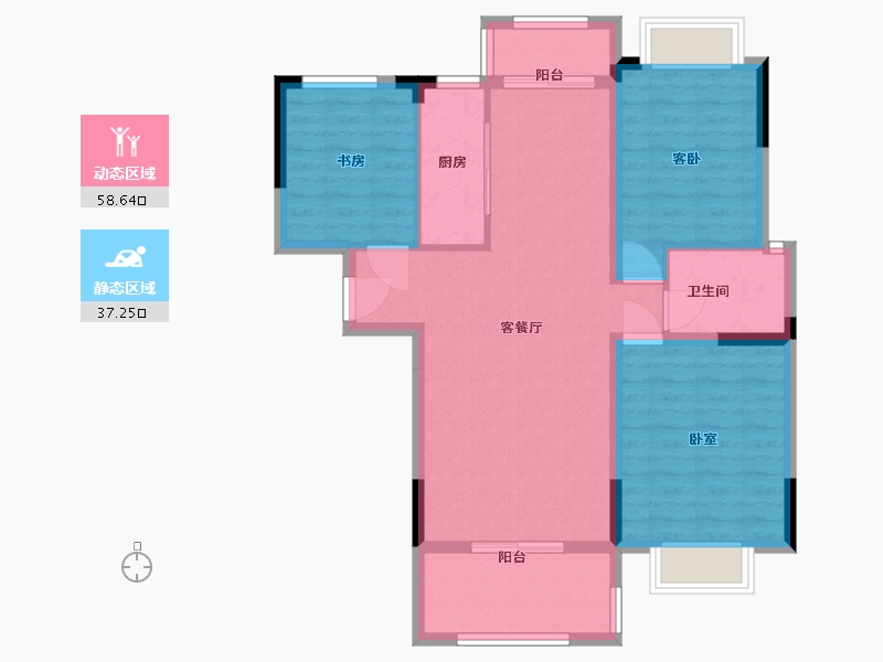 江西省-抚州市-茶博城-86.18-户型库-动静分区