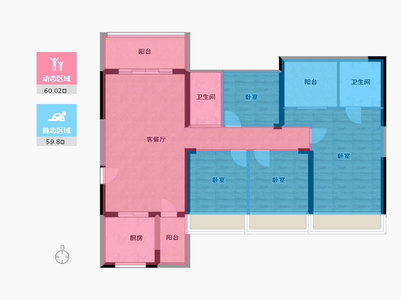 广东省-深圳市-和成嘉业-107.75-户型库-动静分区