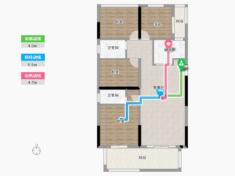 广东省-汕头市-三盛璞悦府-103.33-户型库-动静线