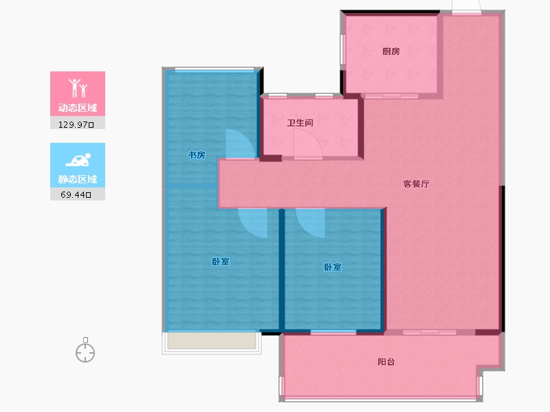 江苏省-苏州市-江湾澜庭-183.97-户型库-动静分区