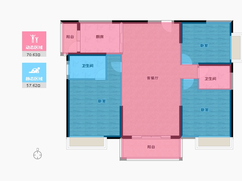 广东省-清远市-仁兴城市花园-117.00-户型库-动静分区