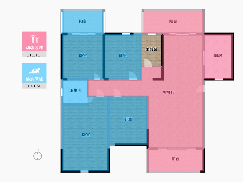 湖南省-怀化市-華園-203.02-户型库-动静分区