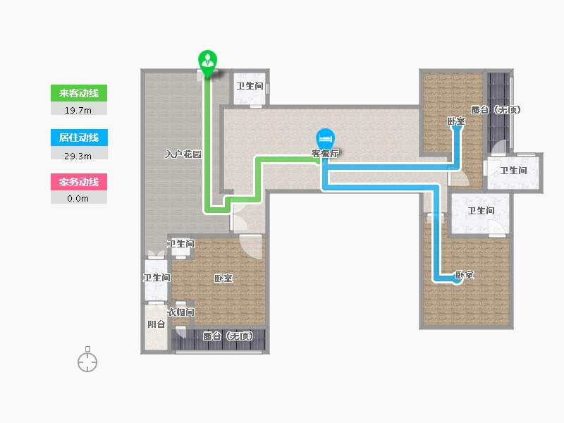 广东省-阳江市-绿洲凯德堡-300.00-户型库-动静线