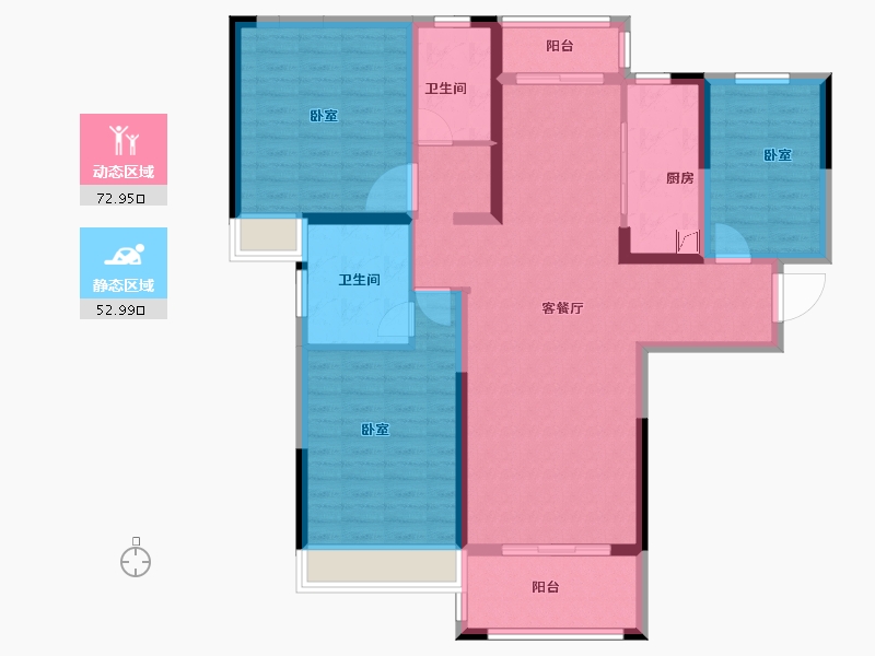 湖北省-武汉市-欣隆湖滨半岛二期-112.37-户型库-动静分区