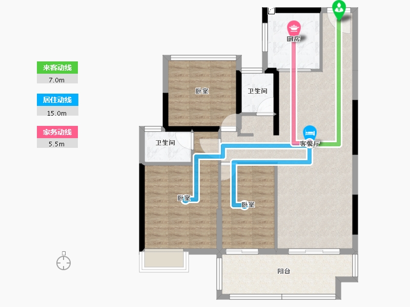 广东省-汕头市-三盛璞悦府-96.24-户型库-动静线