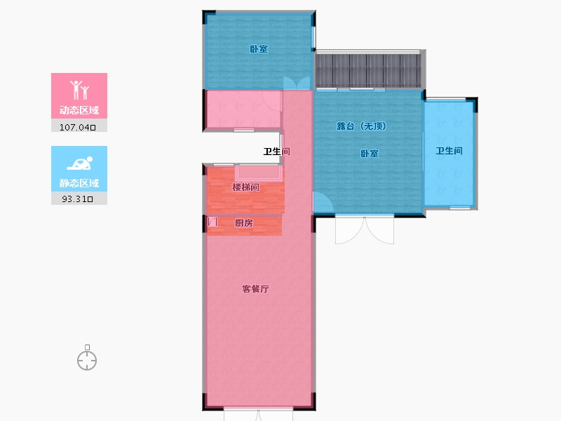 广东省-阳江市-绿洲凯德堡-202.01-户型库-动静分区