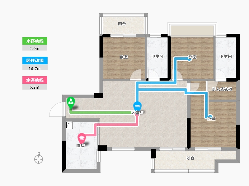 湖南省-娄底市-五江澜苑-97.08-户型库-动静线