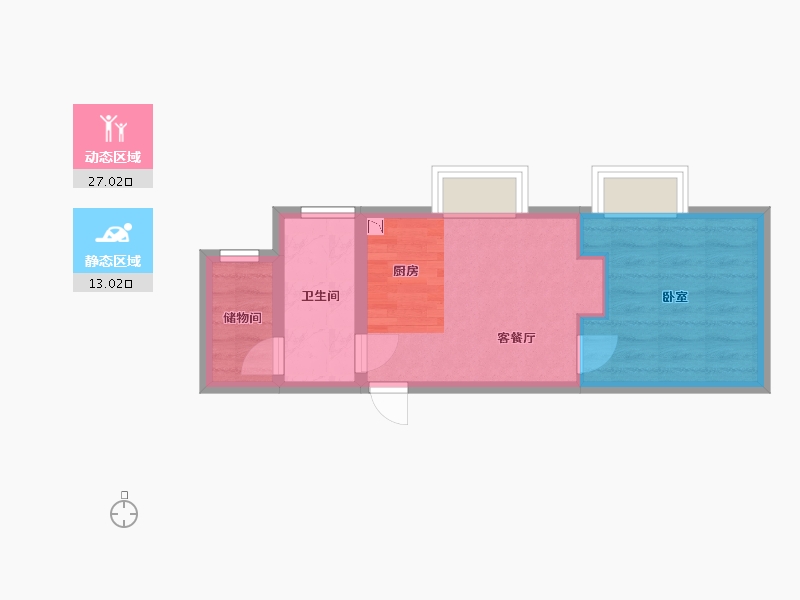 江苏省-苏州市-东环里-35.11-户型库-动静分区