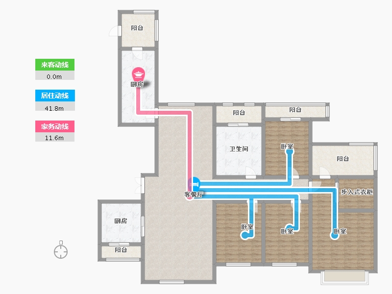 山东省-济宁市-公园壹号-199.01-户型库-动静线