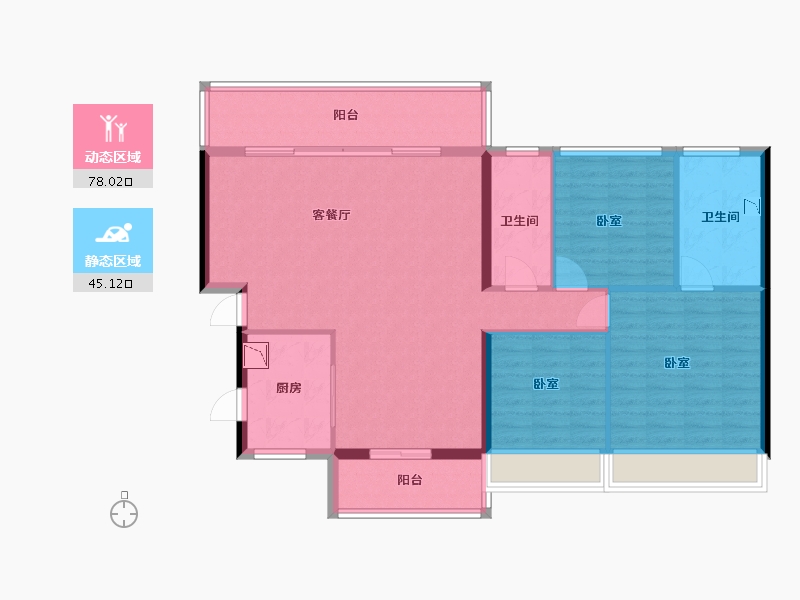 广东省-深圳市-越秀•和樾府-112.00-户型库-动静分区