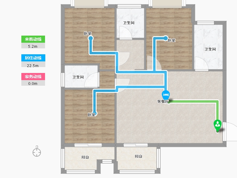 湖北省-武汉市-九坤新城壹号御府-99.01-户型库-动静线