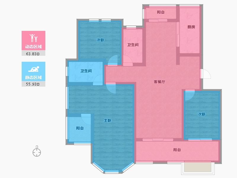 山东省-济宁市-海情康城-106.00-户型库-动静分区