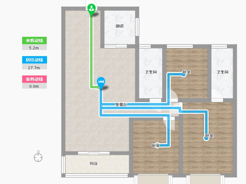 湖南省-常德市-津市鸿鹰星都-98.09-户型库-动静线