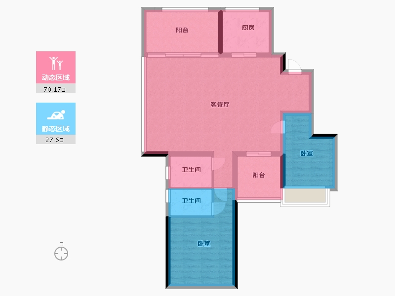 广东省-深圳市-越秀•和樾府-88.00-户型库-动静分区