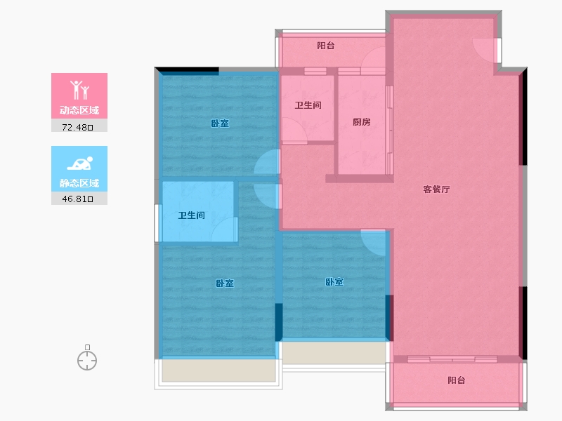 广东省-清远市-正升华府-108.17-户型库-动静分区