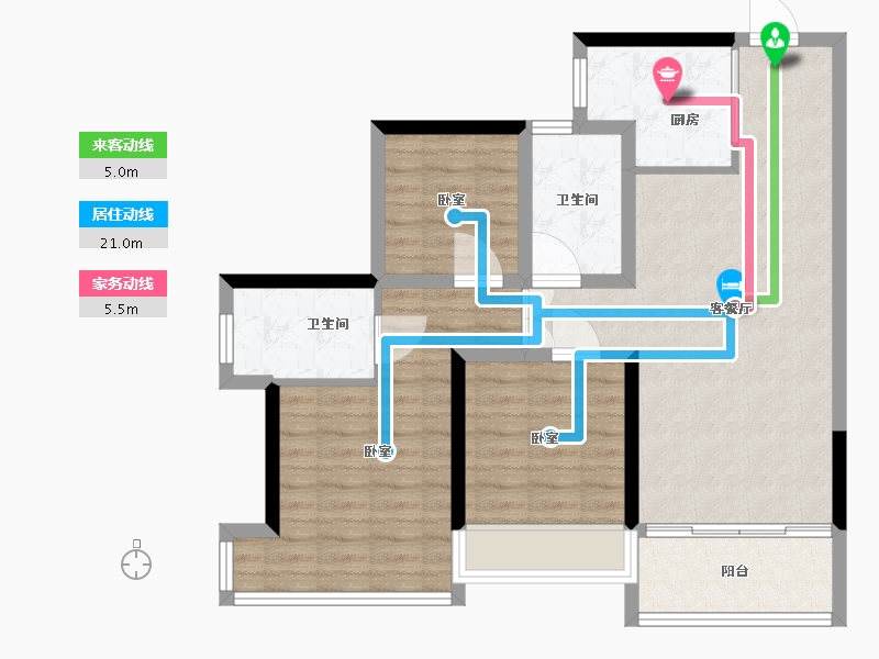 广东省-深圳市-远洋天著-80.00-户型库-动静线