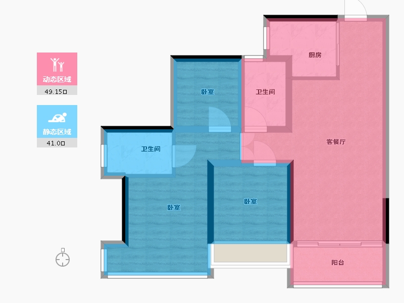 广东省-深圳市-远洋天著-80.00-户型库-动静分区