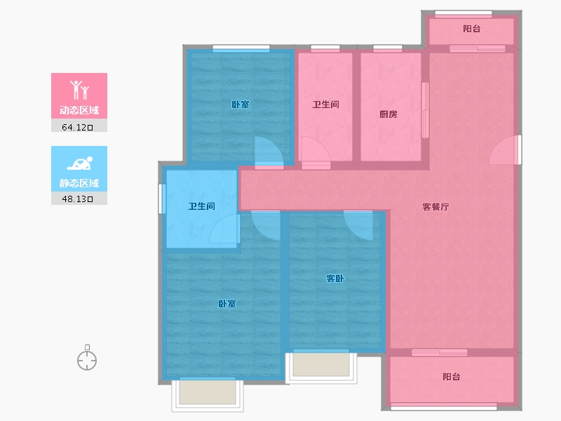 河南省-周口市-博群上和院-100.01-户型库-动静分区