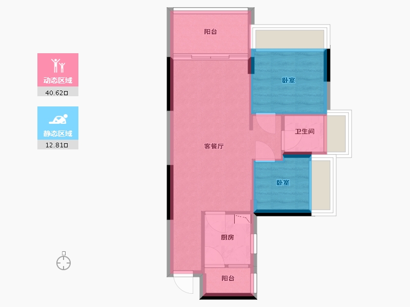 广东省-深圳市-星都梅沙天邸-47.35-户型库-动静分区