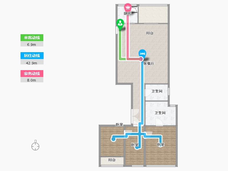 广东省-深圳市-岁宝壹品-162.01-户型库-动静线