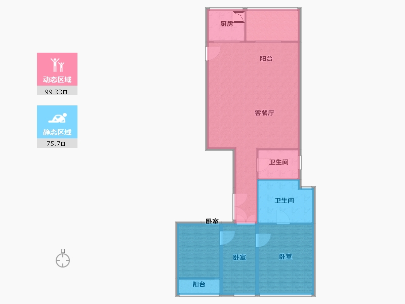 广东省-深圳市-岁宝壹品-162.01-户型库-动静分区