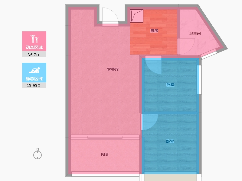 湖南省-常德市-阳光地带-46.61-户型库-动静分区