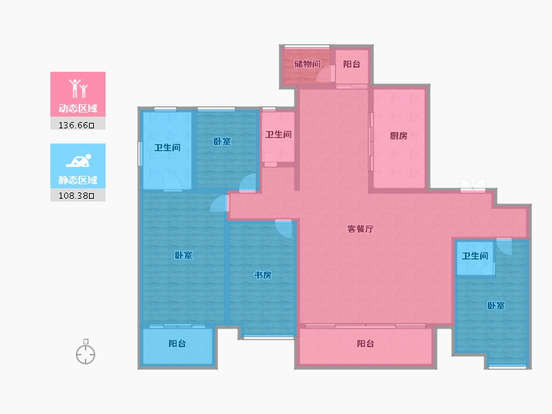 山东省-泰安市-盘古天地商业综合体-224.00-户型库-动静分区