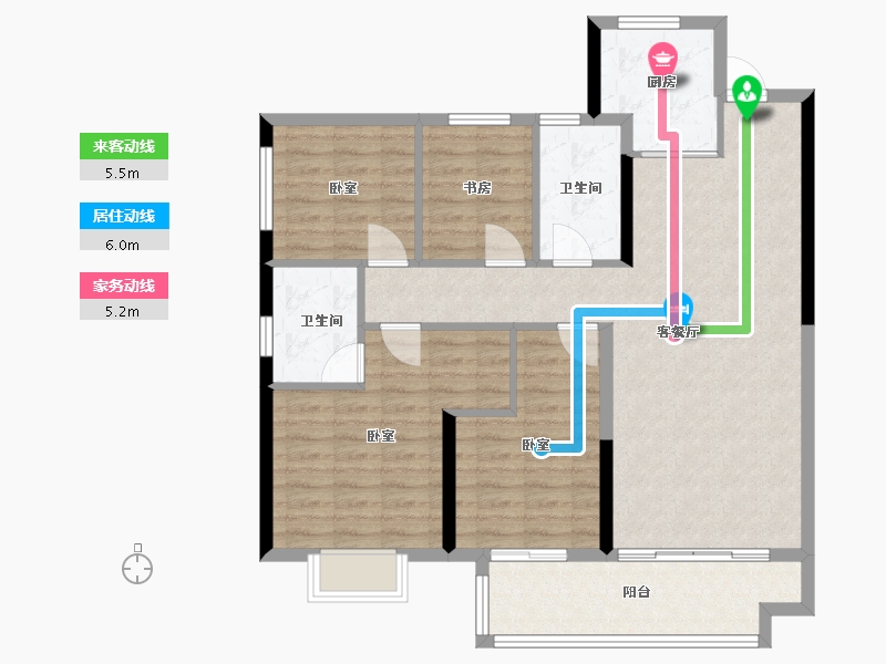 河南省-周口市-实地九里香堤-102.00-户型库-动静线