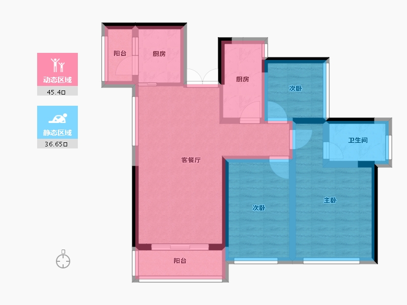 广东省-深圳市-花语馨-71.72-户型库-动静分区