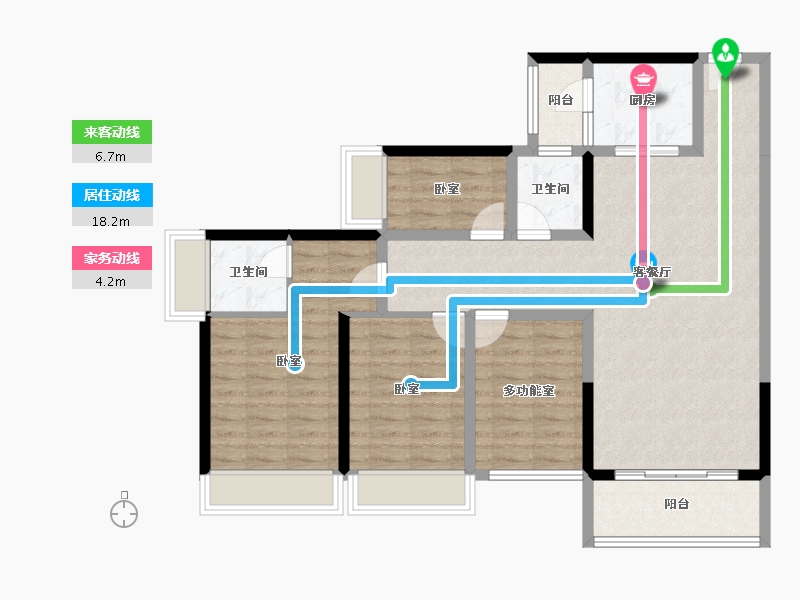 广东省-东莞市-鼎峰尚境-99.98-户型库-动静线