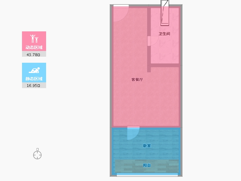 广东省-珠海市-灏怡天揽-53.42-户型库-动静分区