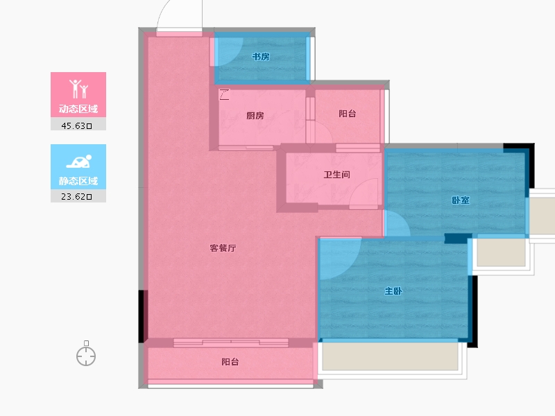 广东省-珠海市-第首未来港-61.03-户型库-动静分区