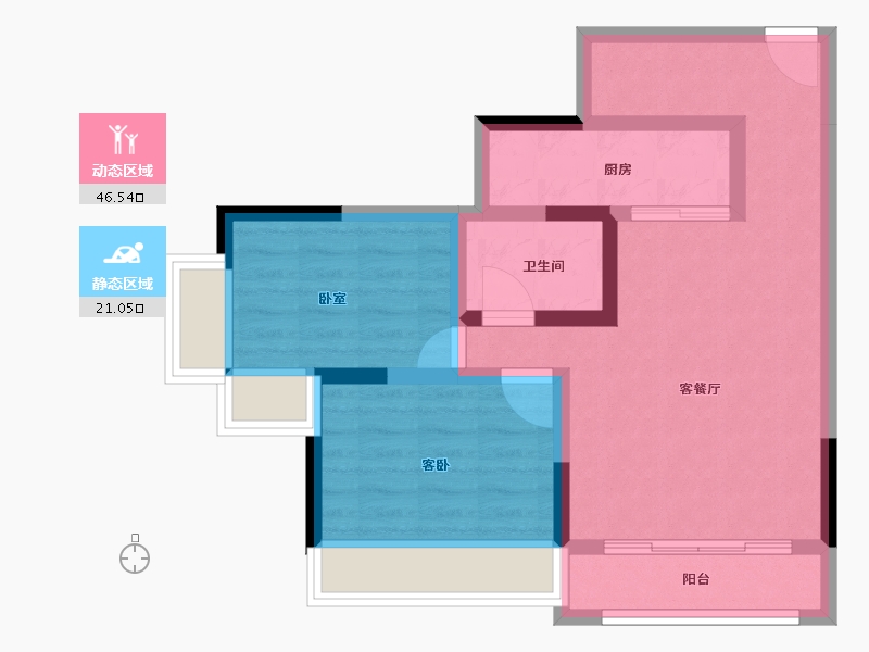 广东省-珠海市-第首未来港-59.00-户型库-动静分区