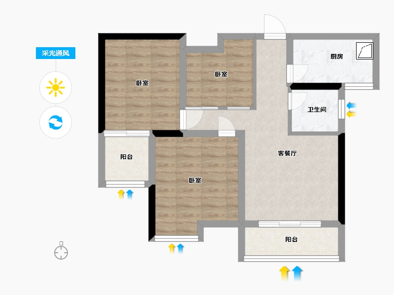 湖南省-怀化市-新坐标-61.58-户型库-采光通风