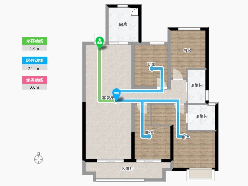 湖南省-长沙市-弘阳昕悦府-114.00-户型库-动静线