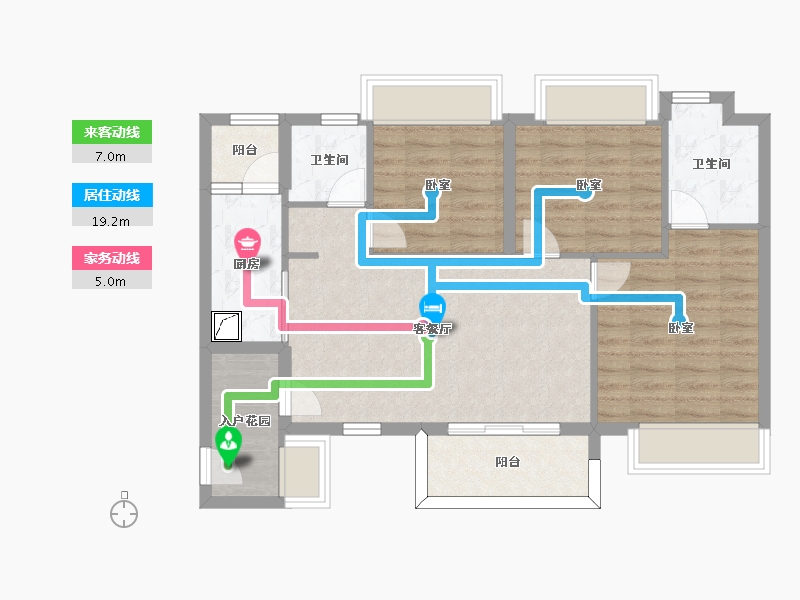 广东省-清远市-英德富力金禧花园-78.00-户型库-动静线